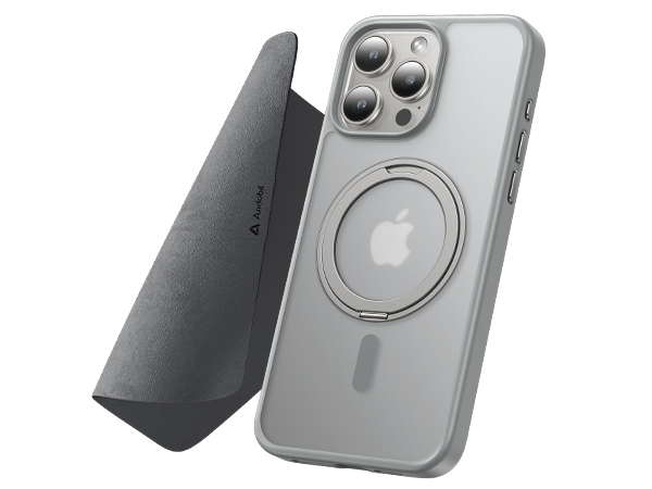 Amazon.com: andobil for iPhone 15 Pro Max Case [360° Ring