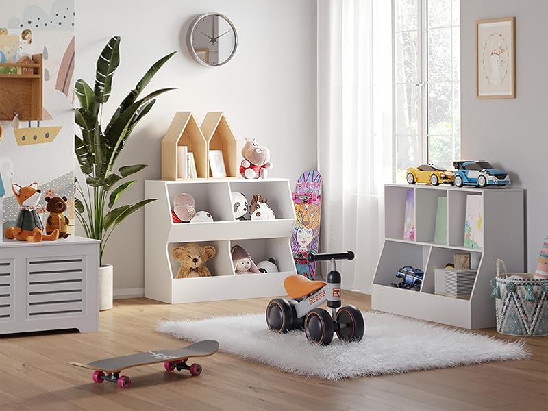 Amazon.com: DINZI LVJ Kids Bookshelf, Toy Storage Organizer