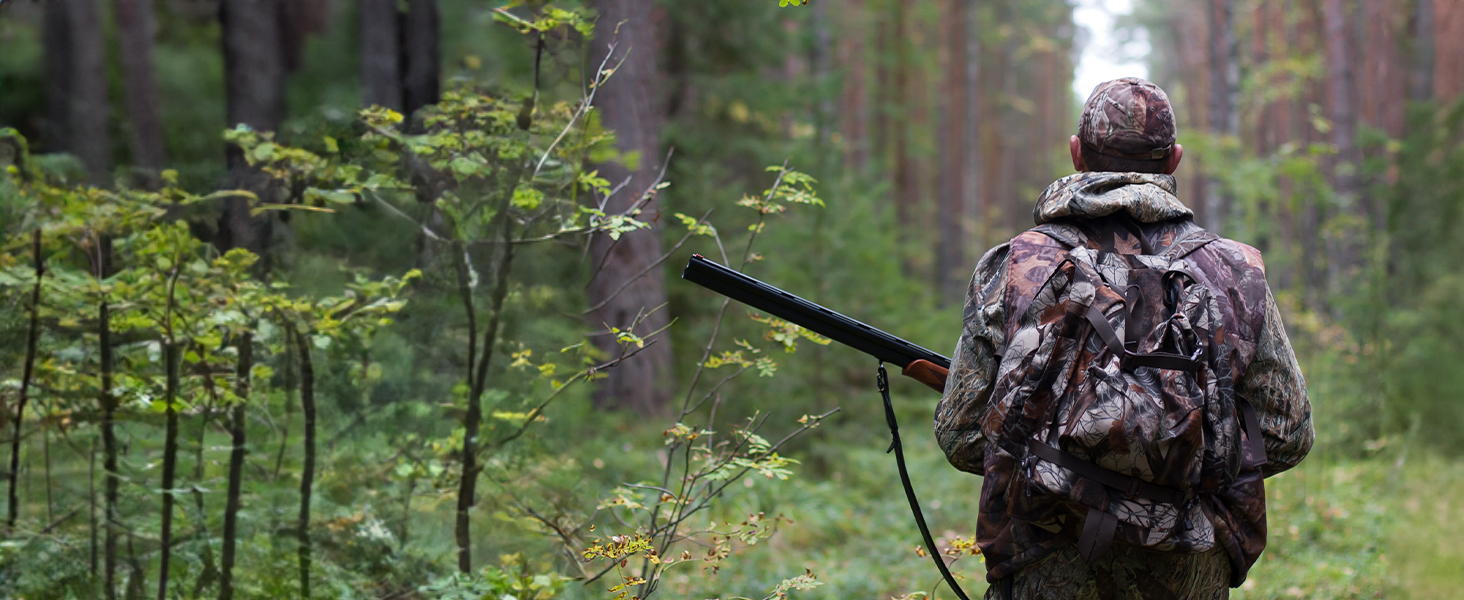 Equipment for securing the binoculars during the hunt