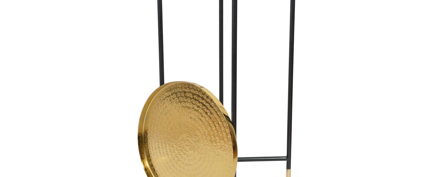 gold side table