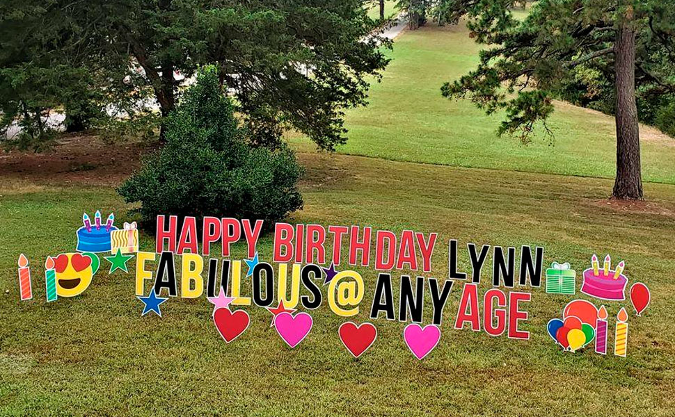 VictoryStore Yard Letters & Signs with Stakes Yard