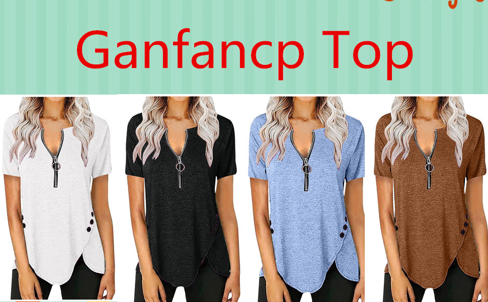 summer crewneck short sleeve tunic top shirt blouse breathable comfy