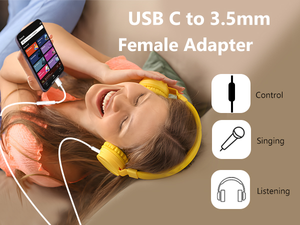 usbc to 3.5mm jack audio adapter apple