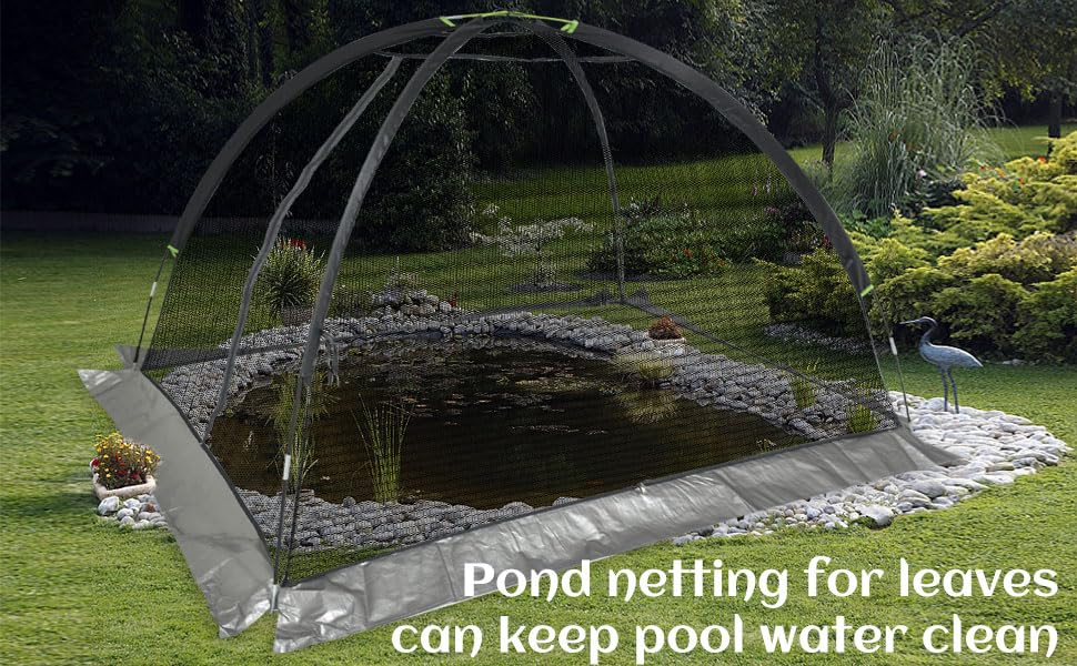 Pond Netting for Leaves Pond Covers for Outdoor Ponds