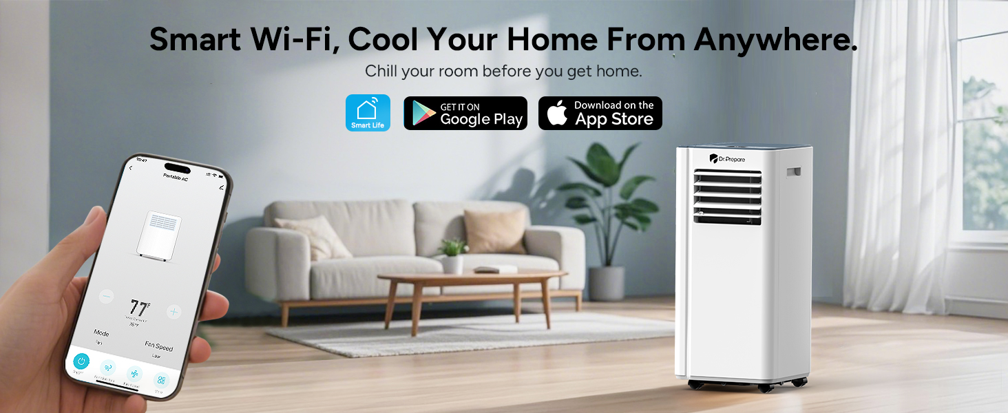 Dr.Prepare smart wifi portable ac