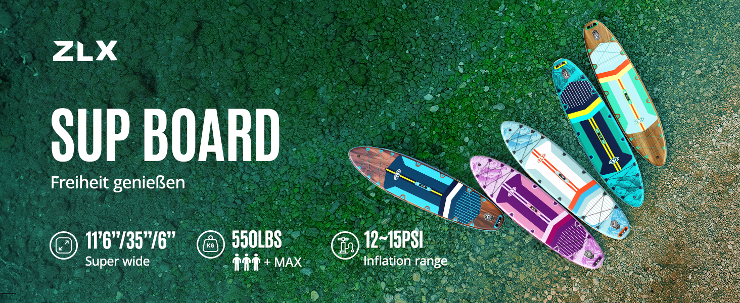 ZLX Stand Up Paddle Board mit Sitz