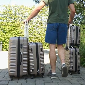 Zelsius Reisekoffer Set 4 Stück | ABS mit Zahlenschloss, 4 Rollen und Innen Trennwand |ideal für Familien | für_handgep 6a247504 42e3 4f97 A467 B483513d2acd. CR0,0,731,731 PT0 SX300 V1