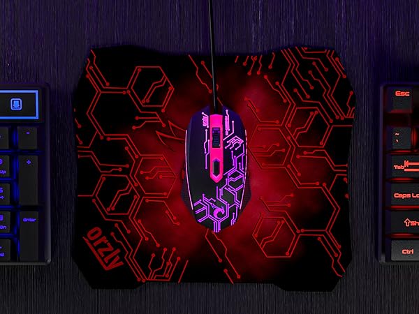 Gaming keyboard and mouse bundle for PS5 Xbox &amp; PC