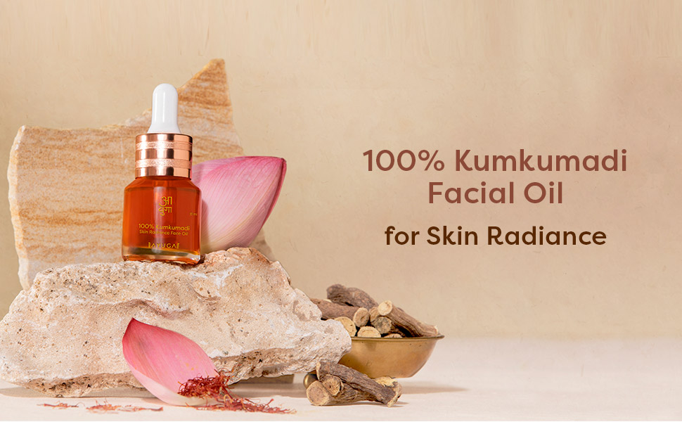Ayuga 100 Kumkumadi Skin Radiance Face Oil with Saffron & Lotus