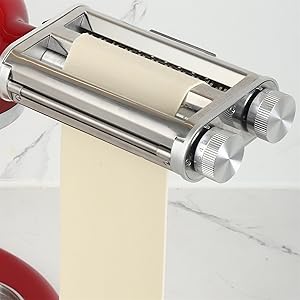 Pasta Roller Attachment for KitchenAid Stand Mixert 8 Adjustable thickness