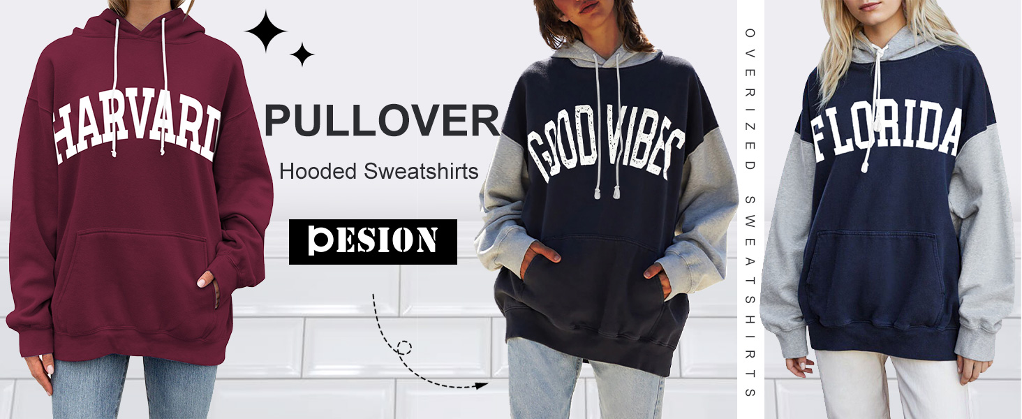 hooded sweatshirts
