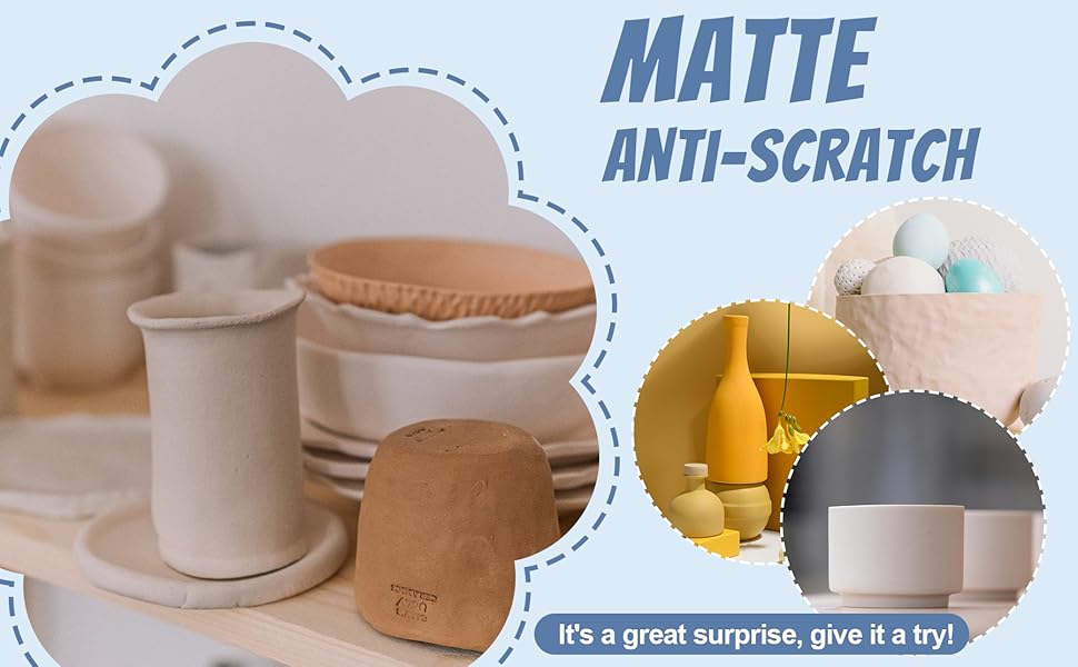 Air Dry Clay Glaze, Clay Varnish for Air Drying Clay, Clear Varnish for