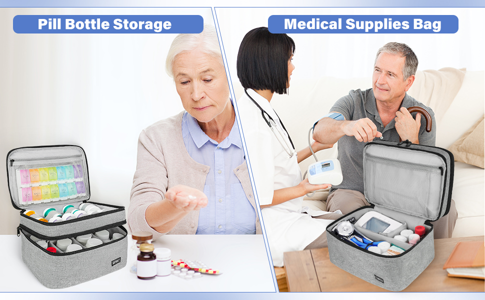 empty medicine pouch bag