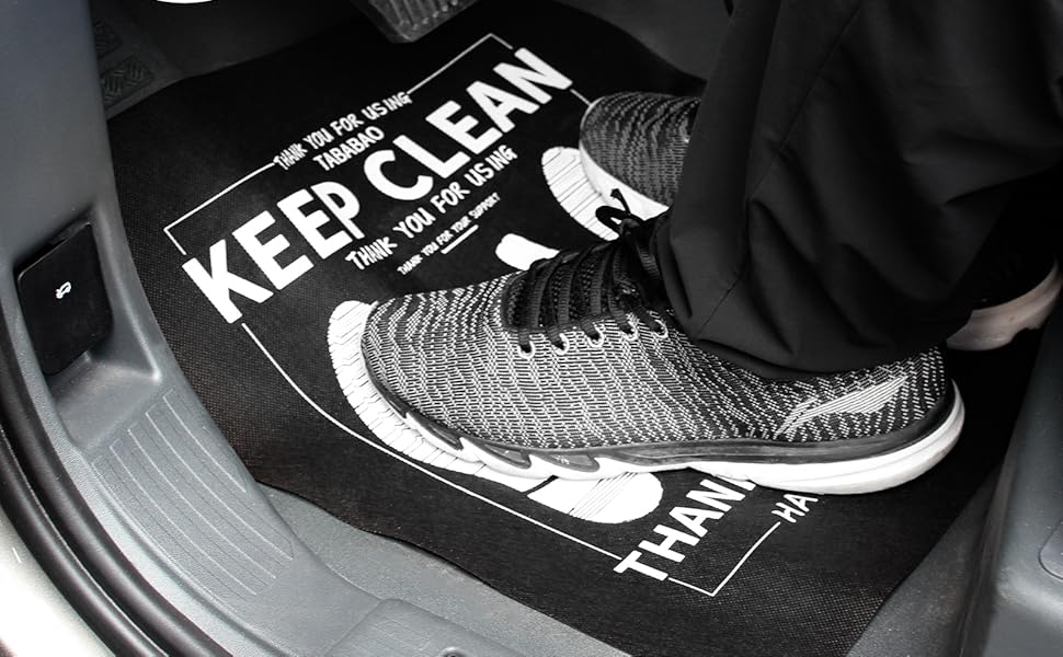 Disposable Floor Mats for Car, 30 Pack Disposable Car Floor