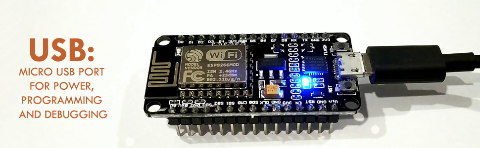 Easy Electronics NodeMcu WiFi Development Board - ESP8266 : Amazon.in ...