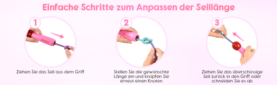 Verstellbare Springseil Kinder