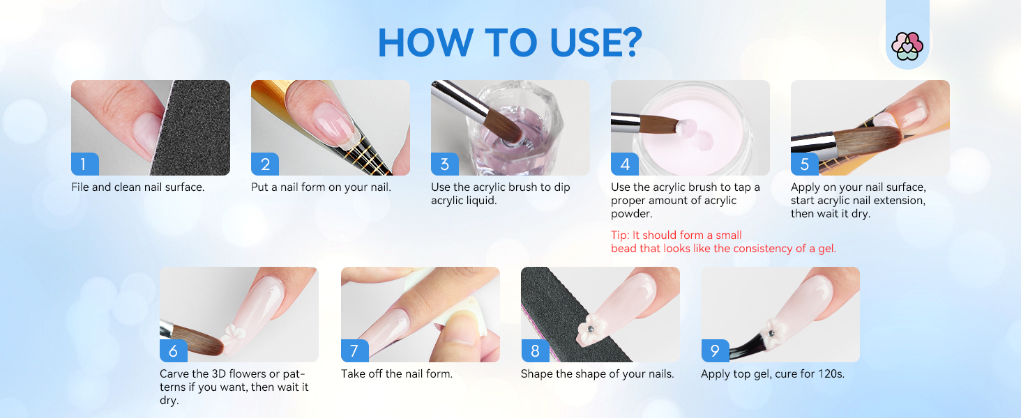 Acrylic Nail Brush Set