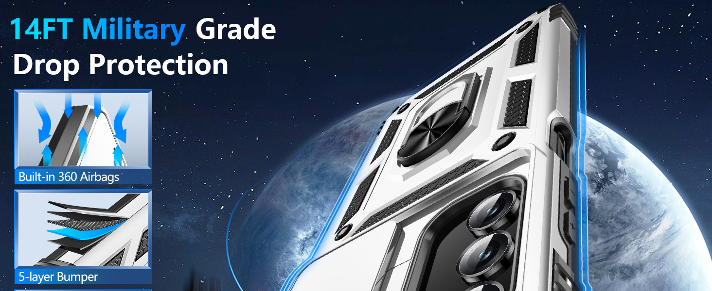 BaHaHoues for Samsung Galaxy A15 5G Case with Screen