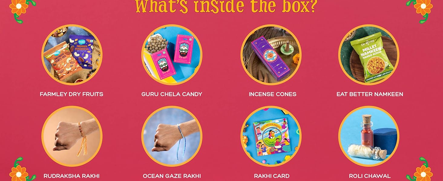 Rakhi hamper for brother git set