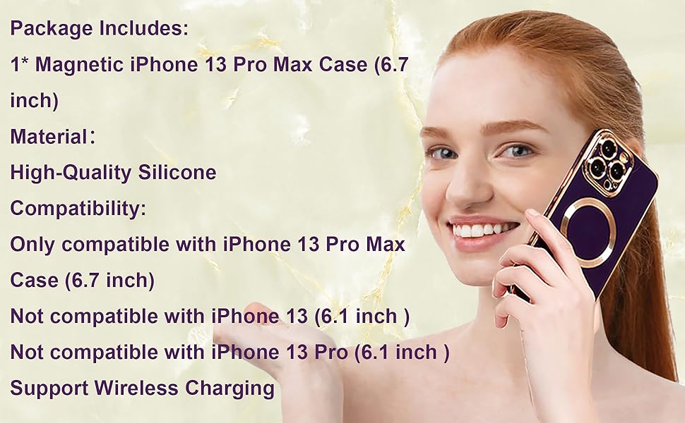 BVCY Case for iPhone 13 Pro Max Case Compatible with