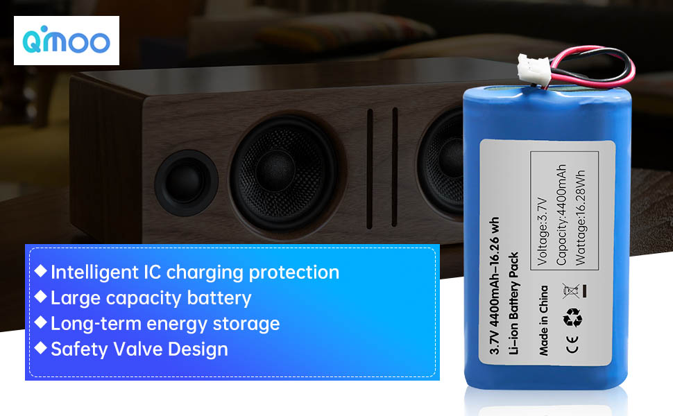 3.7v battery 3.7 volt 4400mAh battery 3.7 volt rechargeable battery