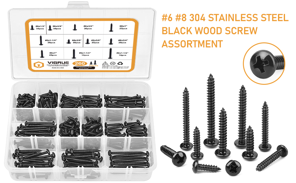 black screws