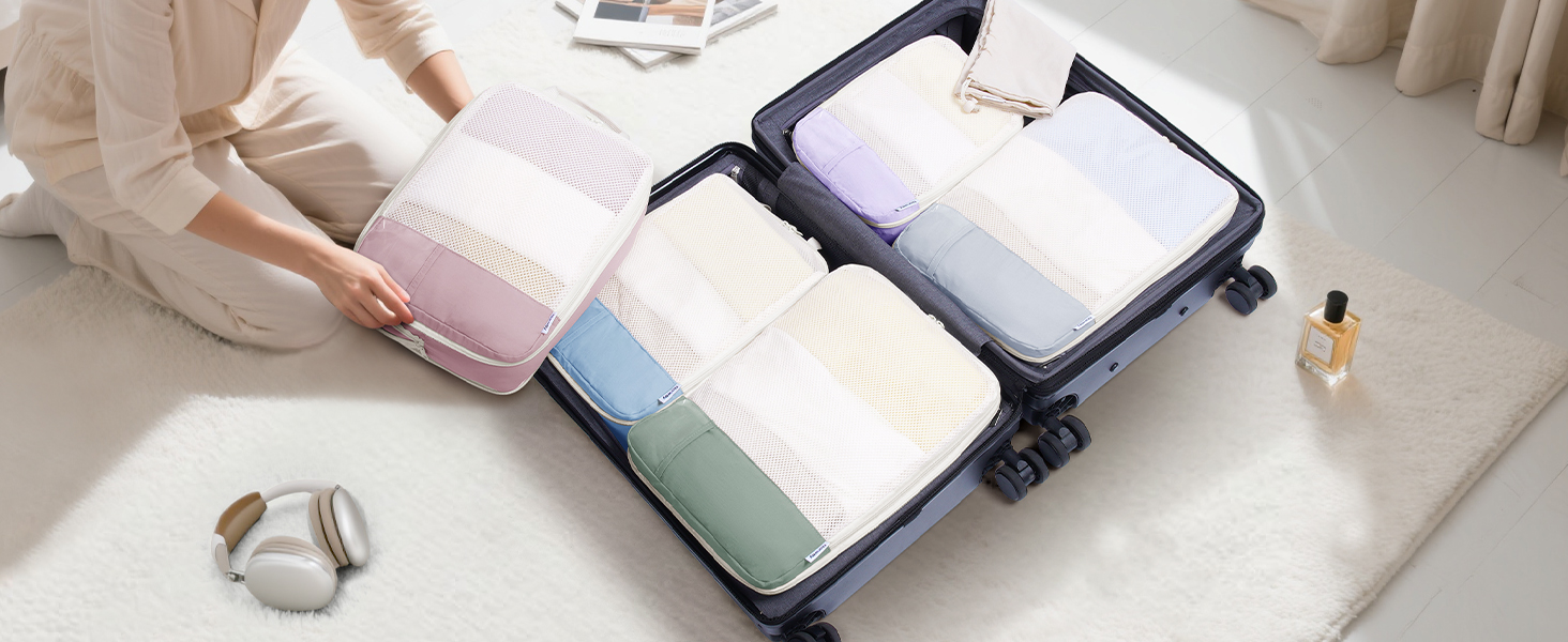 Narwey 6-Teilige Packing Cubes Koffer Organizer Set für Reisende und Reiseerleichterung 6a4ae937 8157 4630 B695 8d8bfab5f105. CR0,0,1464,600 PT0 SX1464 V1