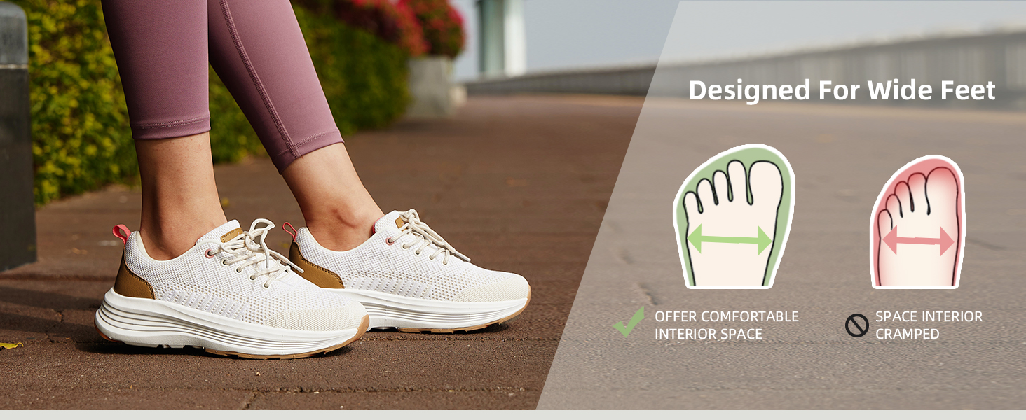 Orthocomfoot Comfortable orthopedic Womens Walking Shoes for Plantar Fasciitis