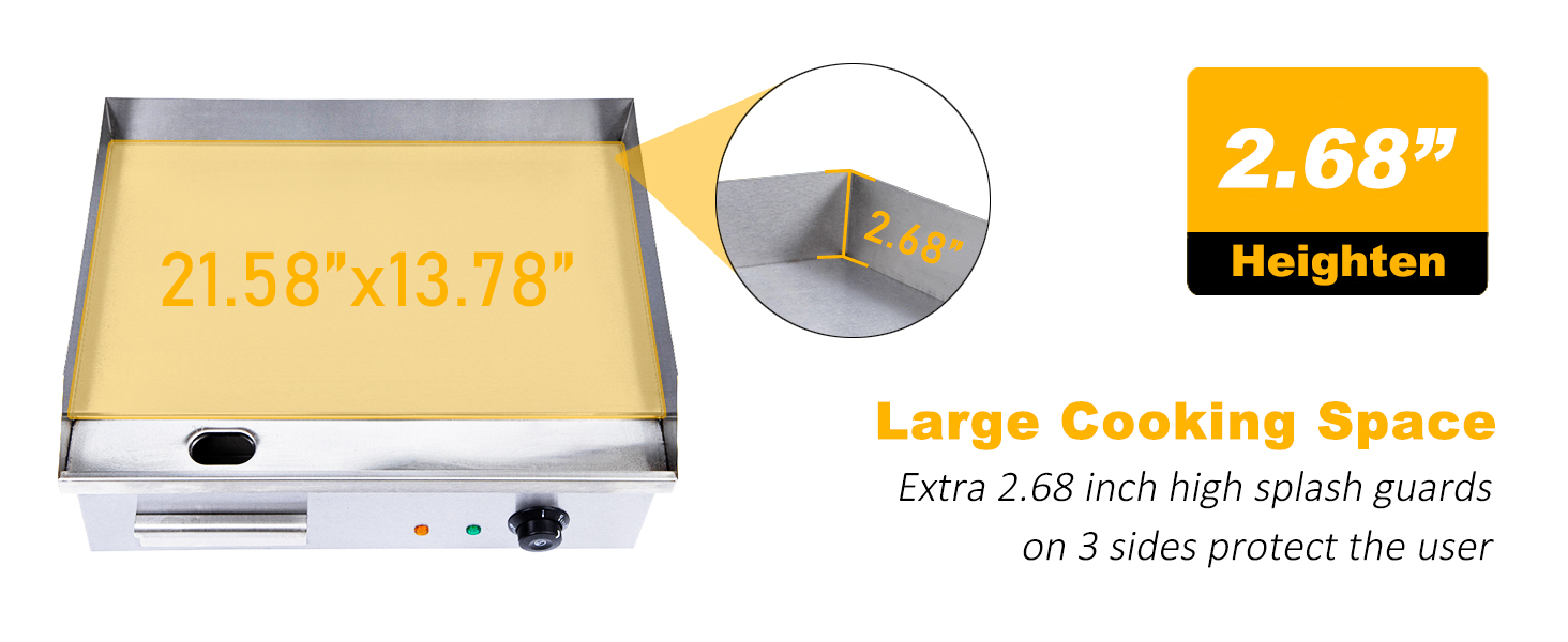 Electric Countertop Griddle