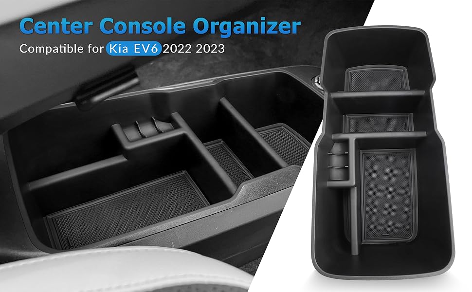 MARCHFA Center Console Lower Organizer Tray Compatible for