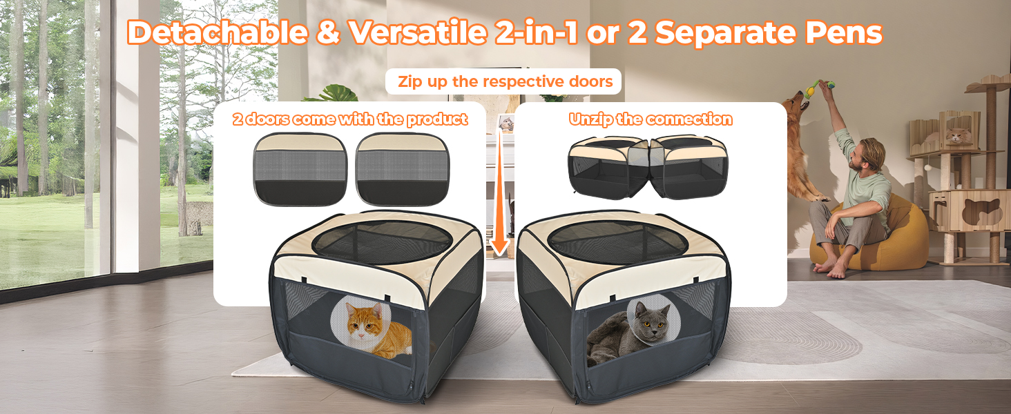 Pet dog cat Playpen dog enclosure kitten tent puppy crates kennel cage