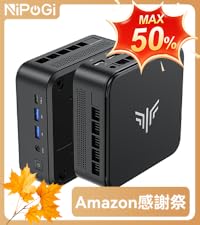 Amazon.co.jp: NiPoGi ミニpc AMD Ryzen 7 5825U 8C/16T最大4.5