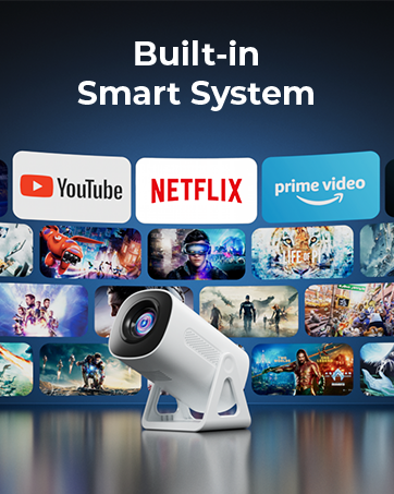 Smart Android TV Projector