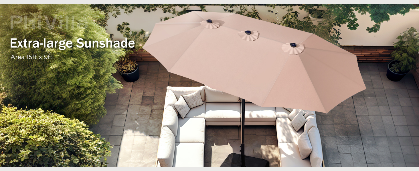 phi villa large coverage umbrella
