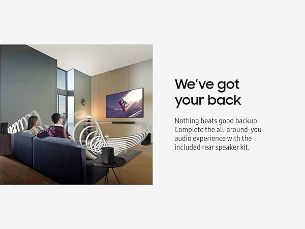 Samsung Q Series 9.1.2 ch. | Wireless Dolby ATMOS Soundbar Rear Speaker