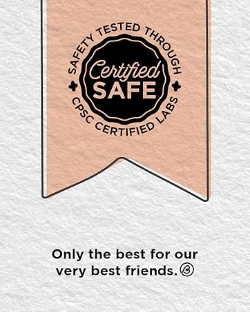 CPSC Certified Labs Safety Tested Icon. Only the best for our very best friends.