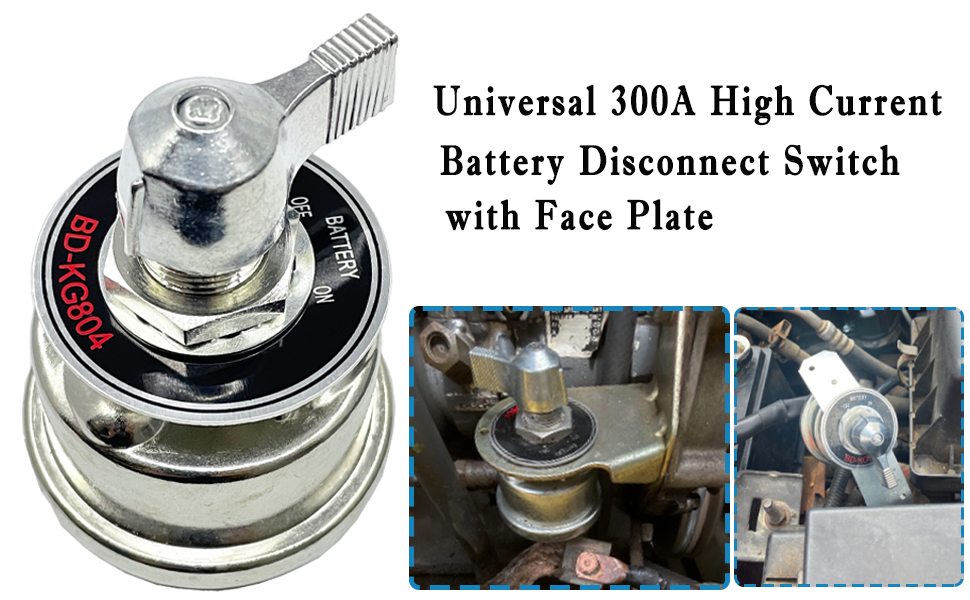 High Current Battery Disconnect Switch 300A Duty Master