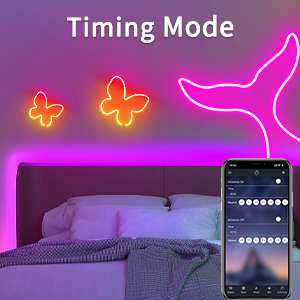 132FT Led Neon strip light Can be switched on and off at regular intervals