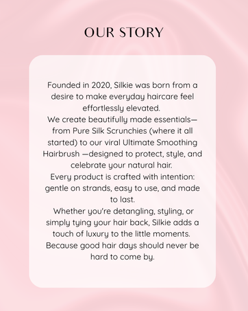 silk scrunchies silk hair ties boar bristle brush smoothing brush frizz control hair breakage silk