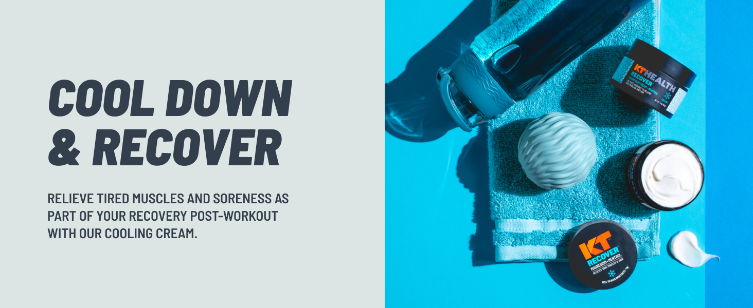 KT Health - Magnesium Cream - Muscle Rub For Pre- And Post-Workout