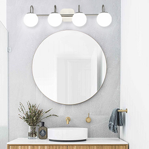 vanity light over mirror