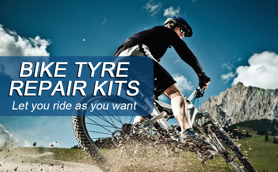 TAGVO Bike Tyre Repair Kits, SelfAdhesive Bike Puncture Repair Patches