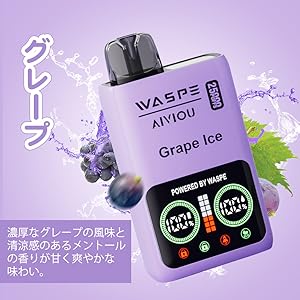 2つ WASPE ブルーベリー フレーバー デバイス ノーニコチン