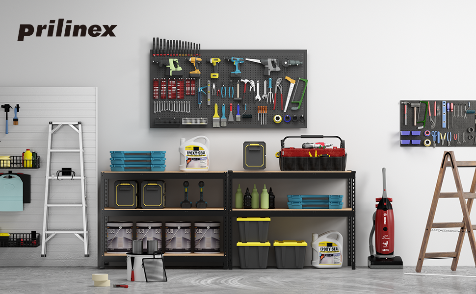 Prilinex 4Tier Heavy Duty Storage Shelves 36" W x 16" D x