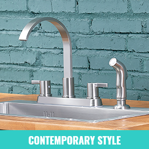 kitchen faucet with sprayer