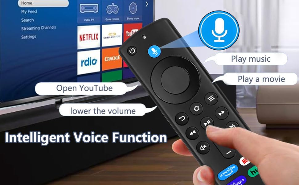 New L5B83G Voice Remote Replacement for FireStick 3rd Gen TV