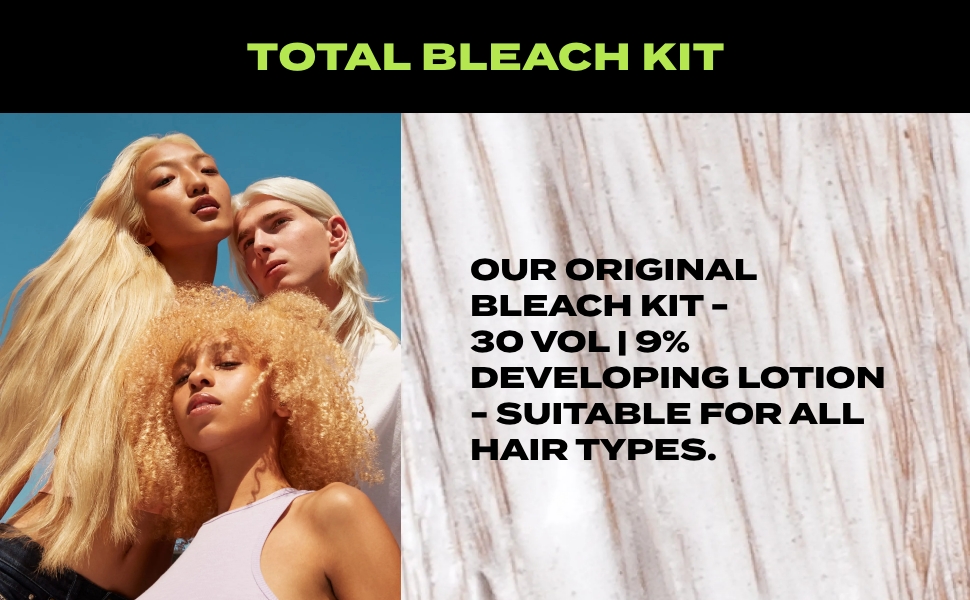 Bleach London Total Bleach Kit, Athome Hair Bleach