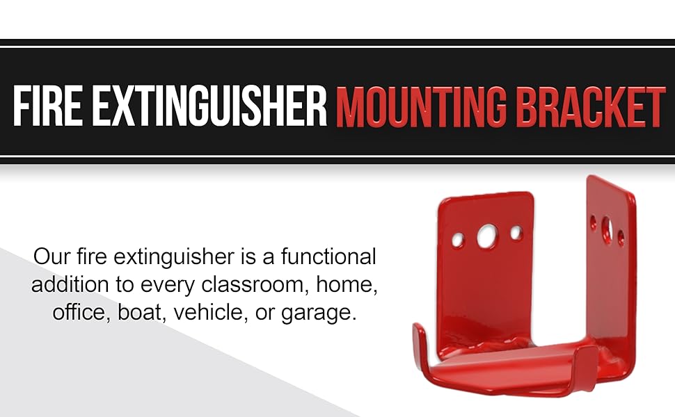 4 Pack of Fire Extinguisher Mount, Wall Hook, Fire Extinguisher Bracket