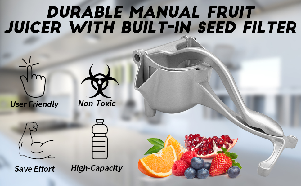 Aluminium Manual Fruit Juicer