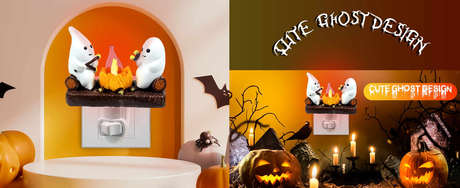 2025 幽灵篝火闪烁夜灯